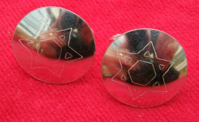 Star of David cufflinks