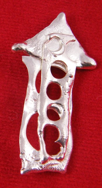 Fused brooch