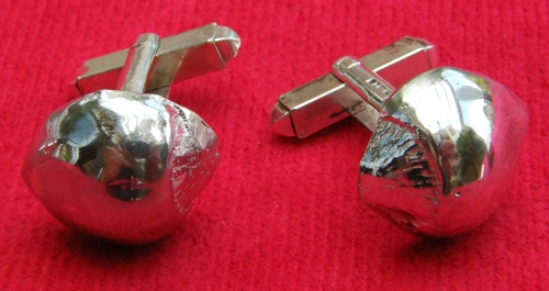 Hazelnut cufflinks