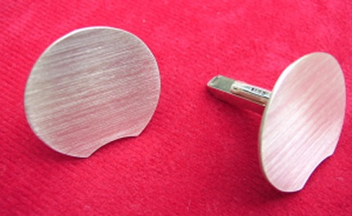 Satin cufflinks