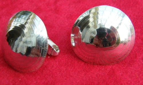 Domed labyrinth cufflinks