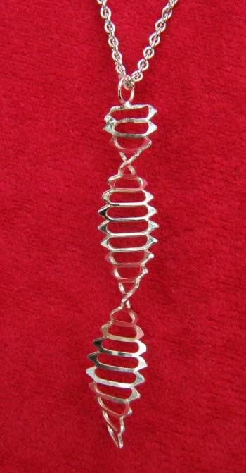 DNA helix pendant