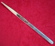 Paperknife with matt handle
