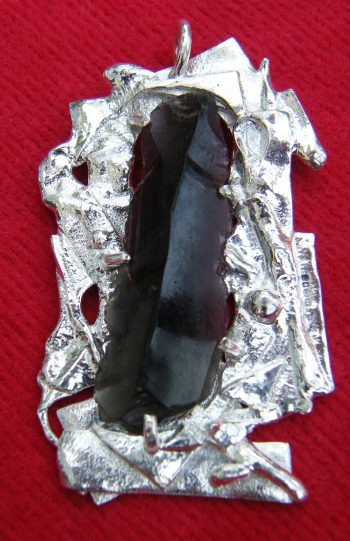 Fused pendant - rectangular