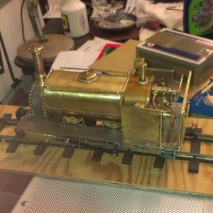 Frank's model steam engine 