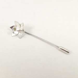 Sterling silver daffodil pin brooch