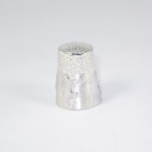 Bespoke sterling silver thimble