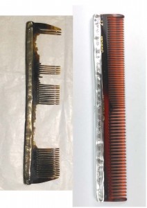 Replacing the comb in a silver cover