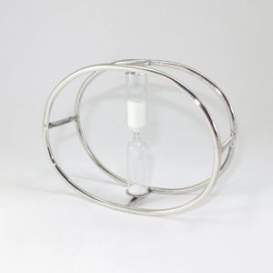 Sterling silver oval egg timer 