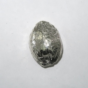 Solid silver apricot stone