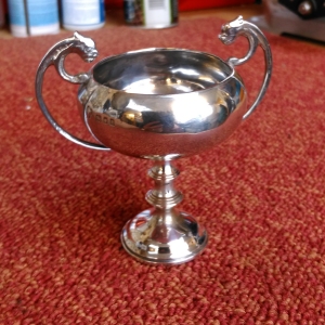 Silver trophy repair - after