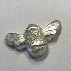 Silver bee casting