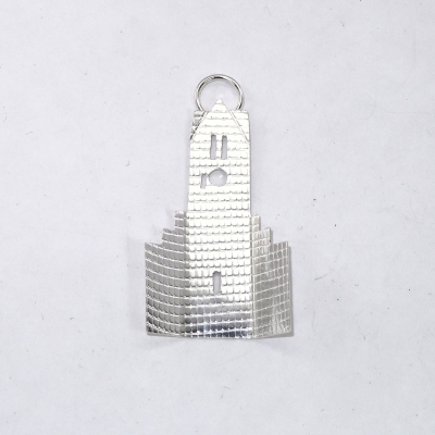 Radley Clock Tower silver pendant