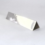 Rear - triangular silver ruler