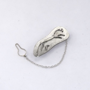 Uffington White Horse silver tie clip