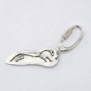 Uffington White Horse silver keyfob
