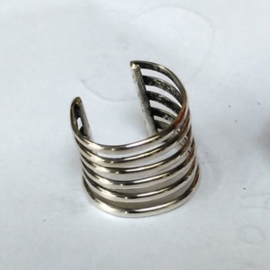 Silver 6 band ear cuff