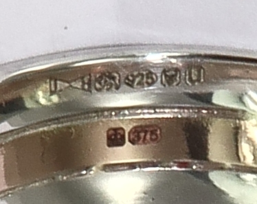 Mixed metal hallmarks