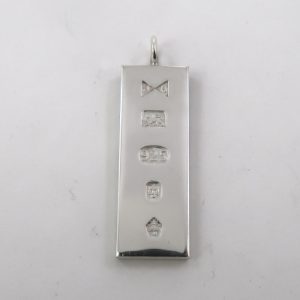 2021 Silver Ingot with Platinum Jubilee mark