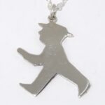 Silver ampelmann pendant