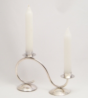 Twin domed candlestick