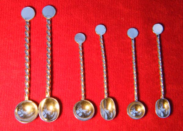 Collection of salt spoons